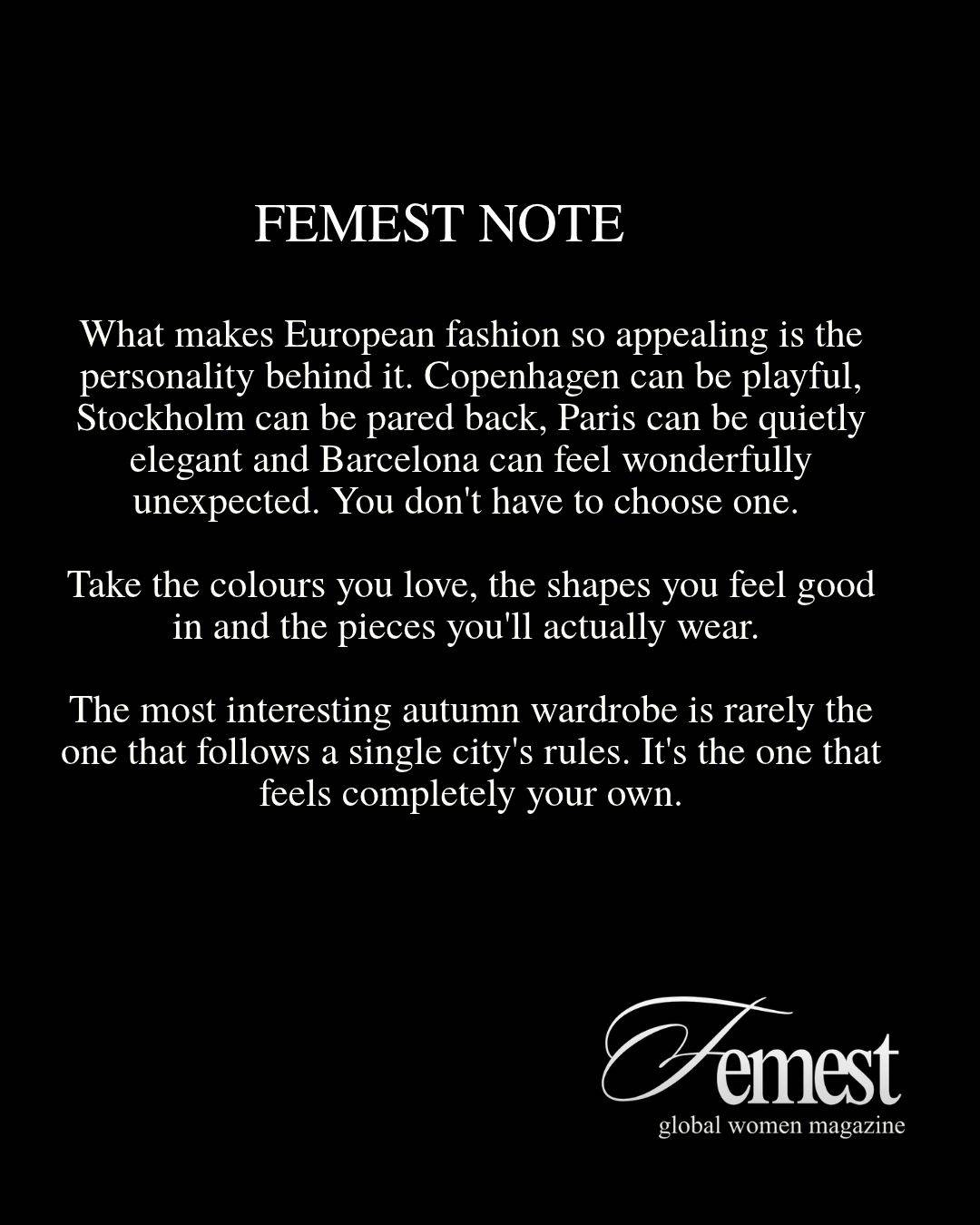 European fashion brands